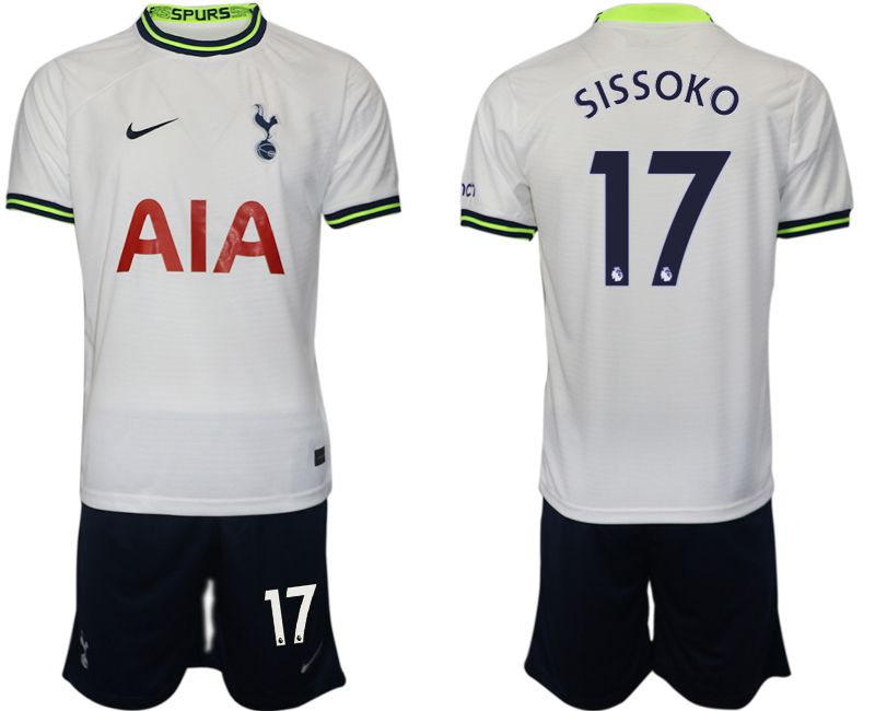 Men 2022-2023 Club Tottenham Hotspur home white #17 Soccer Jersey